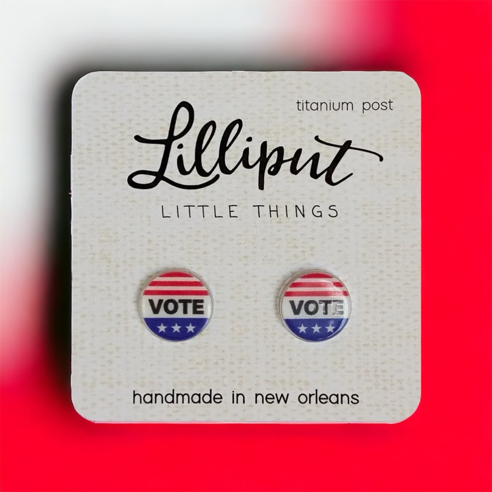 Vote Election Year Earrings